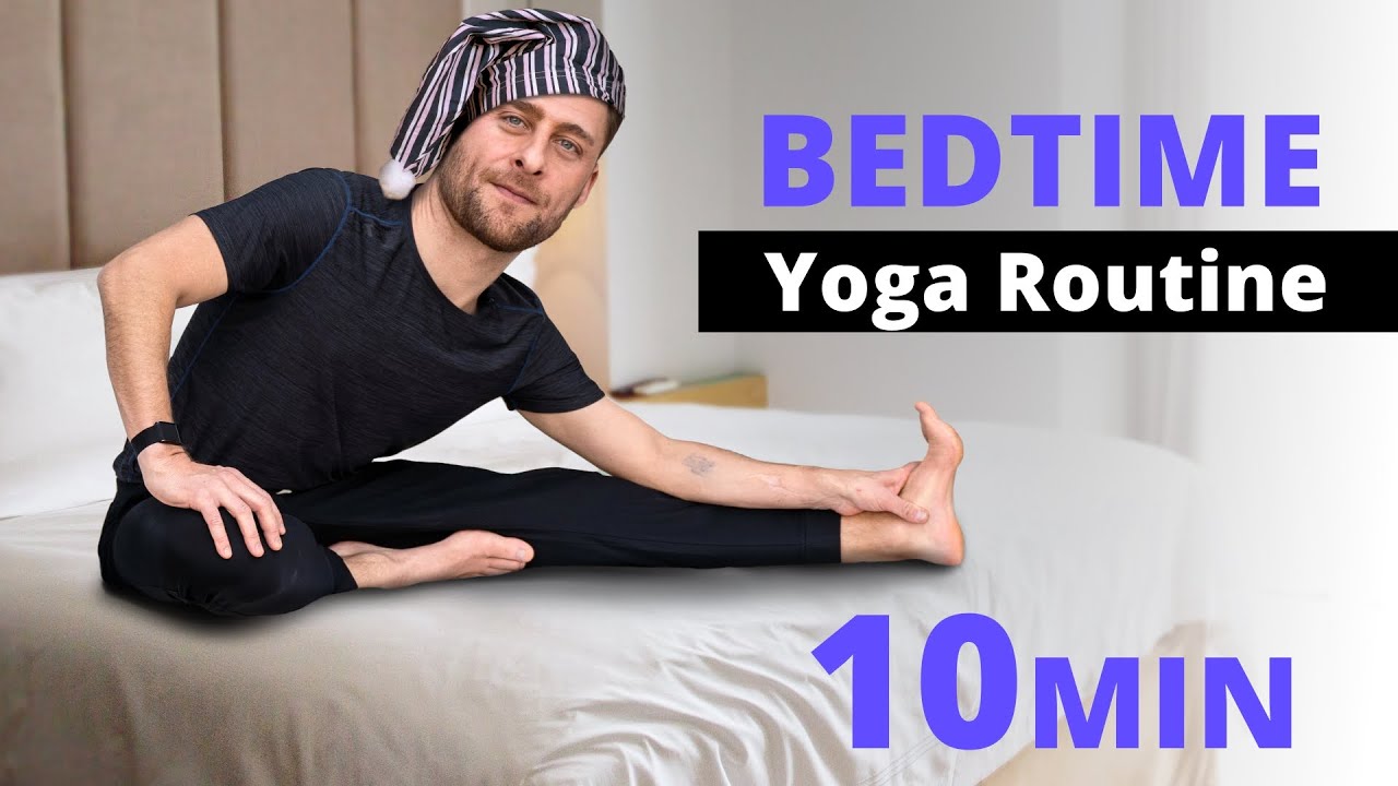 10-Min Bedtime Stretching Exercises – Pre-sleep Flow (beginners)