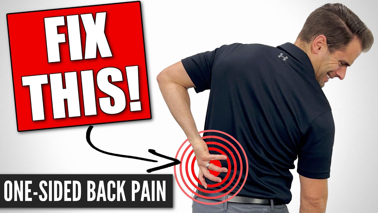 How To Fix Lower Back Pain On One Side [Home Exercises]