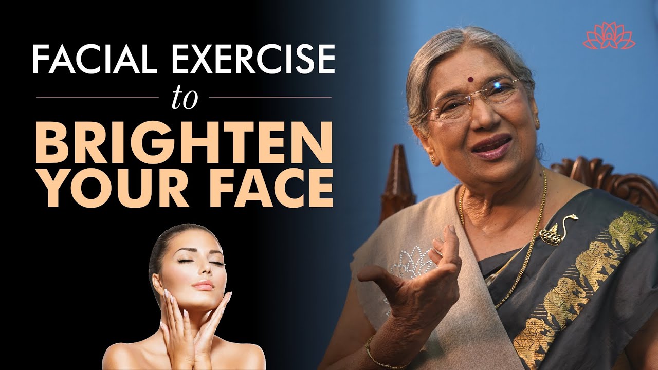 Simple Facial Exercises & Yoga for brighten your face & Glowing Skin | Make Your Skin Glow At Home