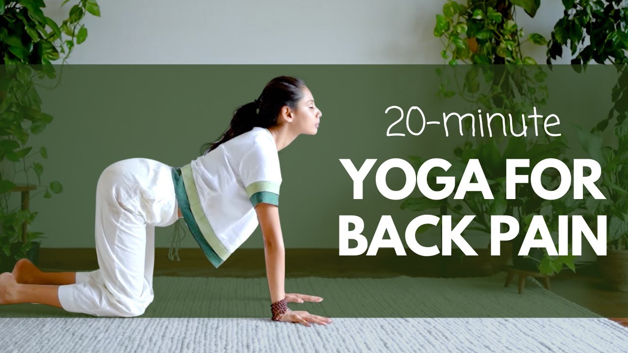 20 Minute Yoga for BACK PAIN | पीट दर्द के लिए योग