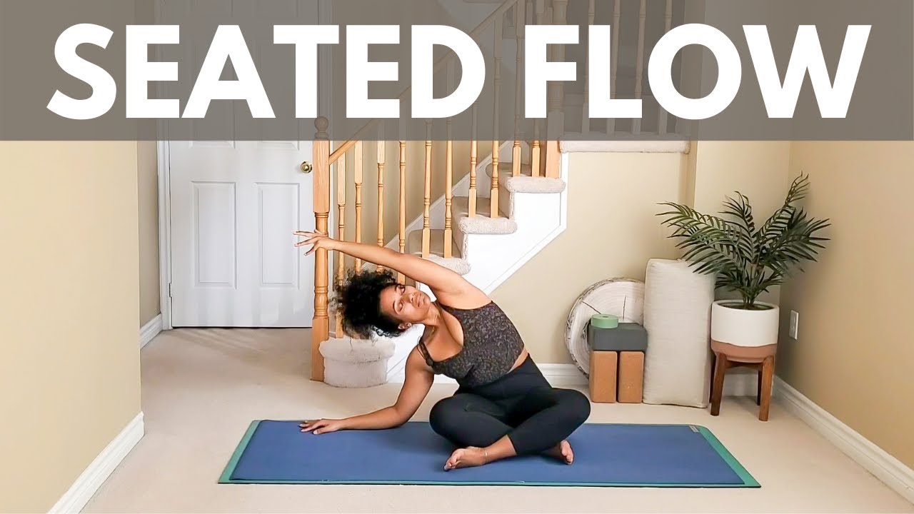 Seated Yoga Flow | Slow & Gentle | Full Body & GREAT for low back pain!