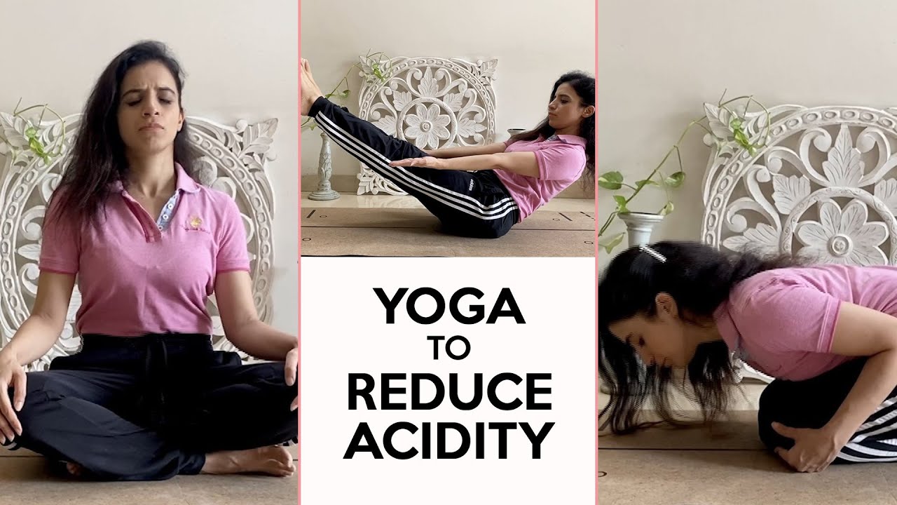 Yoga to control Acid Reflux | 5 Asanas to reduce Acidity | Yoga with Mansi | Fit Tak