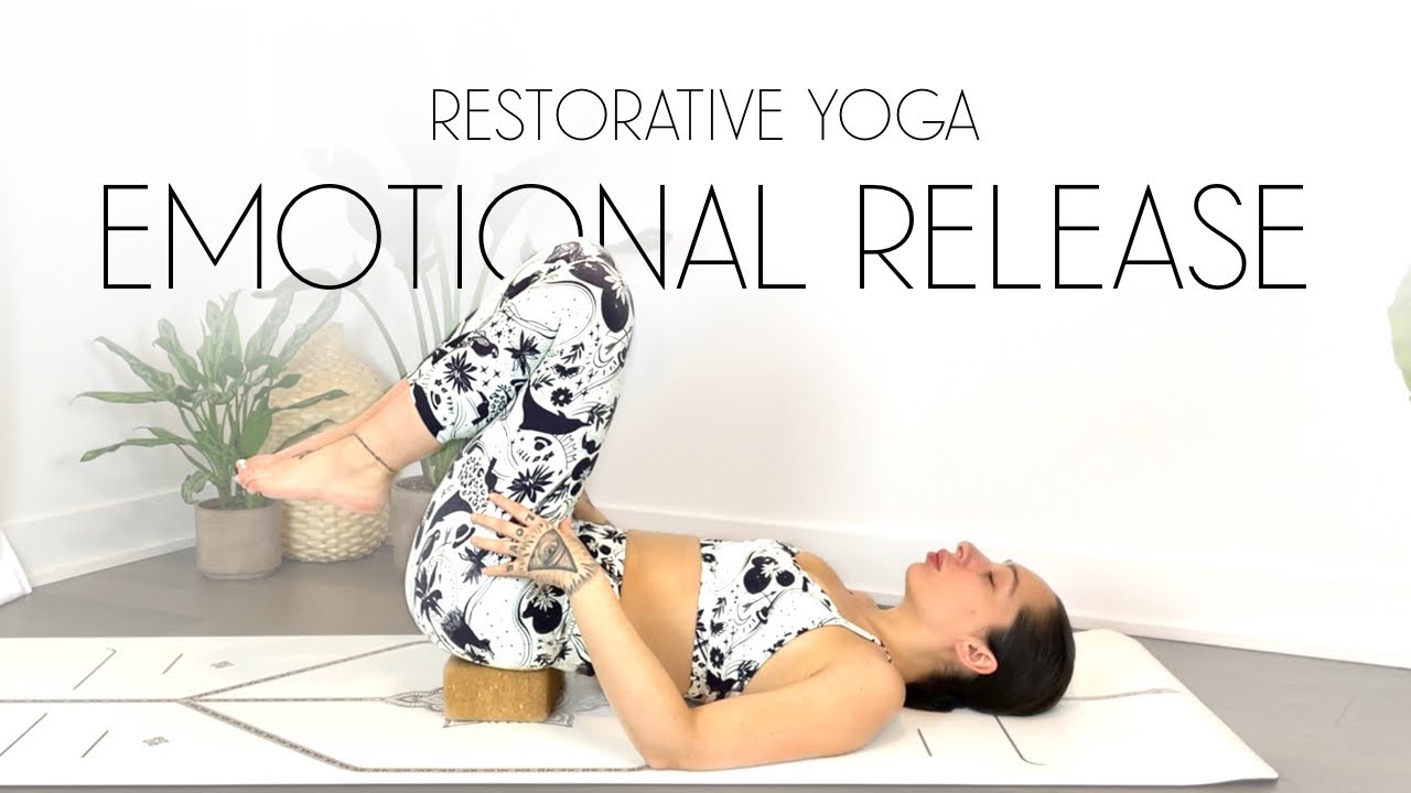 Restorative Yoga for EMOTIONAL RELEASE and Hip Tension | 30 Day Yoga Challenge 2022 | DAY 22