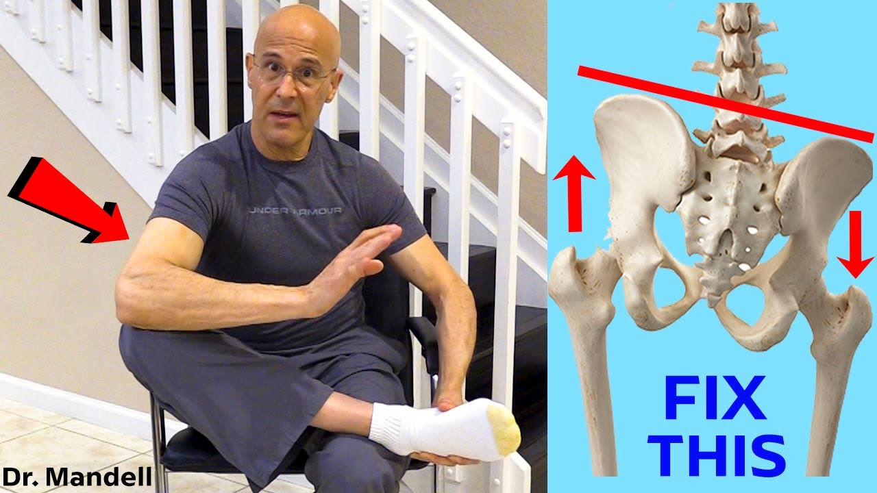 Get Your Hips Back In Alignment Sitting in Chair!  Dr. Mandell