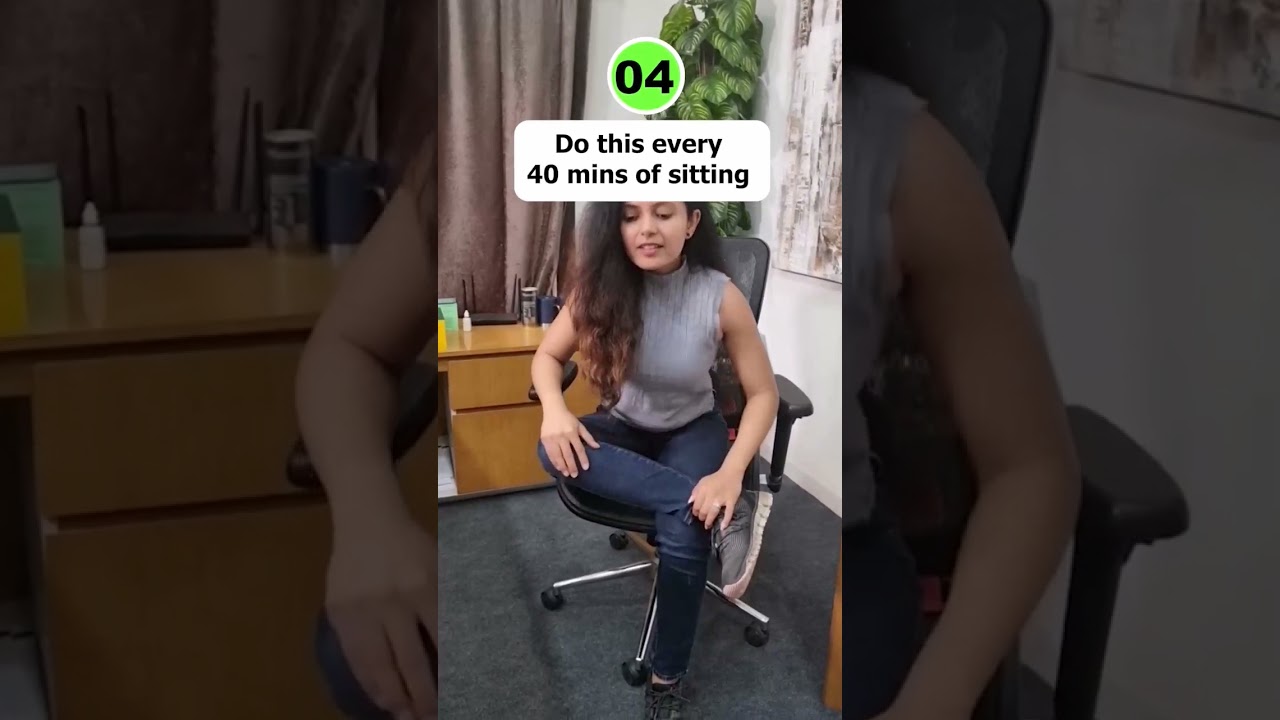 Sitting For Long? | Try these 5 Stretches | #shorts | Shivangi Desai