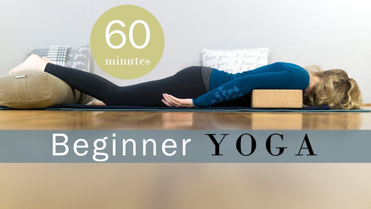 Beginner Restorative Yoga with Props | Yoga with Melissa 475