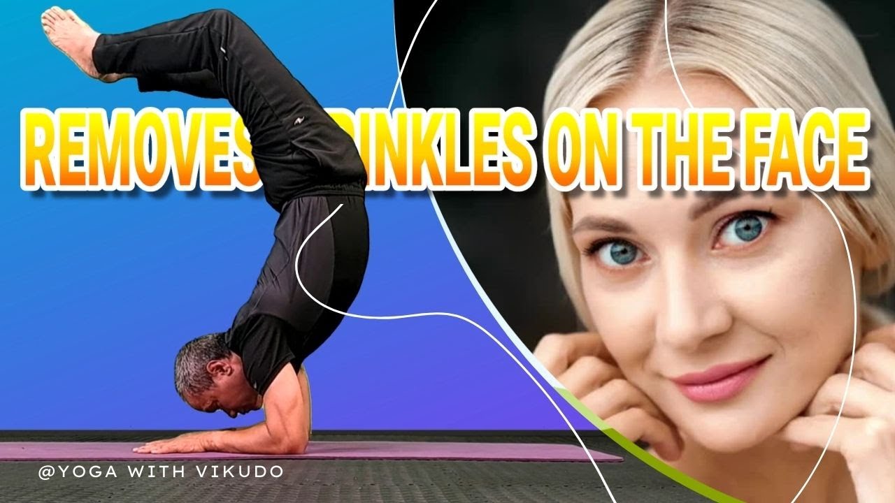 Yoga removes wrinkles on the face | Yoga therapy | Yoga With VIKUDO