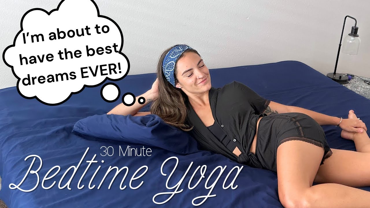 Deep Relaxation Bedtime Yoga Routine for Peaceful Sleep in Bed | Yoga With Paige