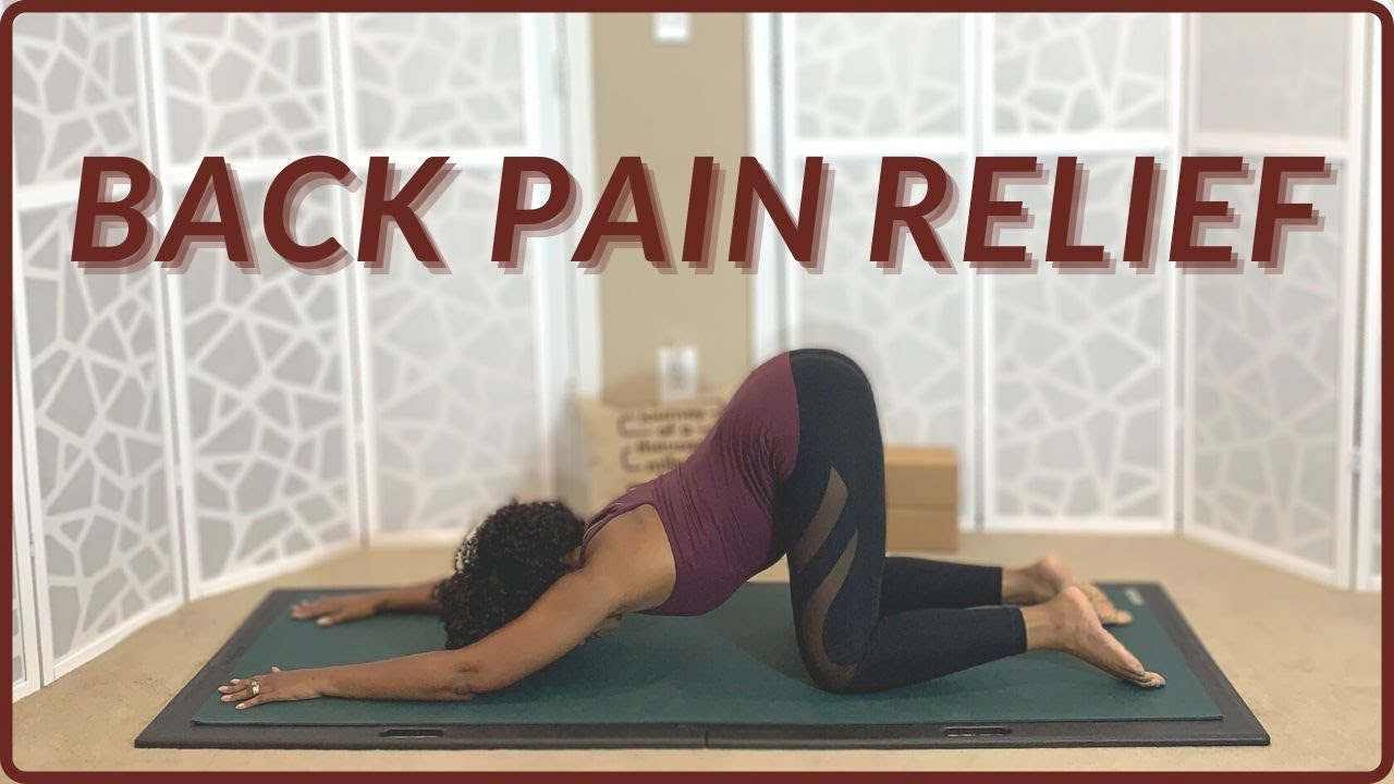 6 Yoga Poses for Back Pain | Beginners | 15 Minutes
