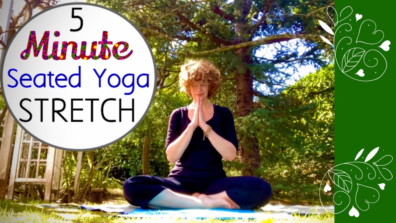 5 Minute Gentle Seated Yoga Stretch. Daily Practice