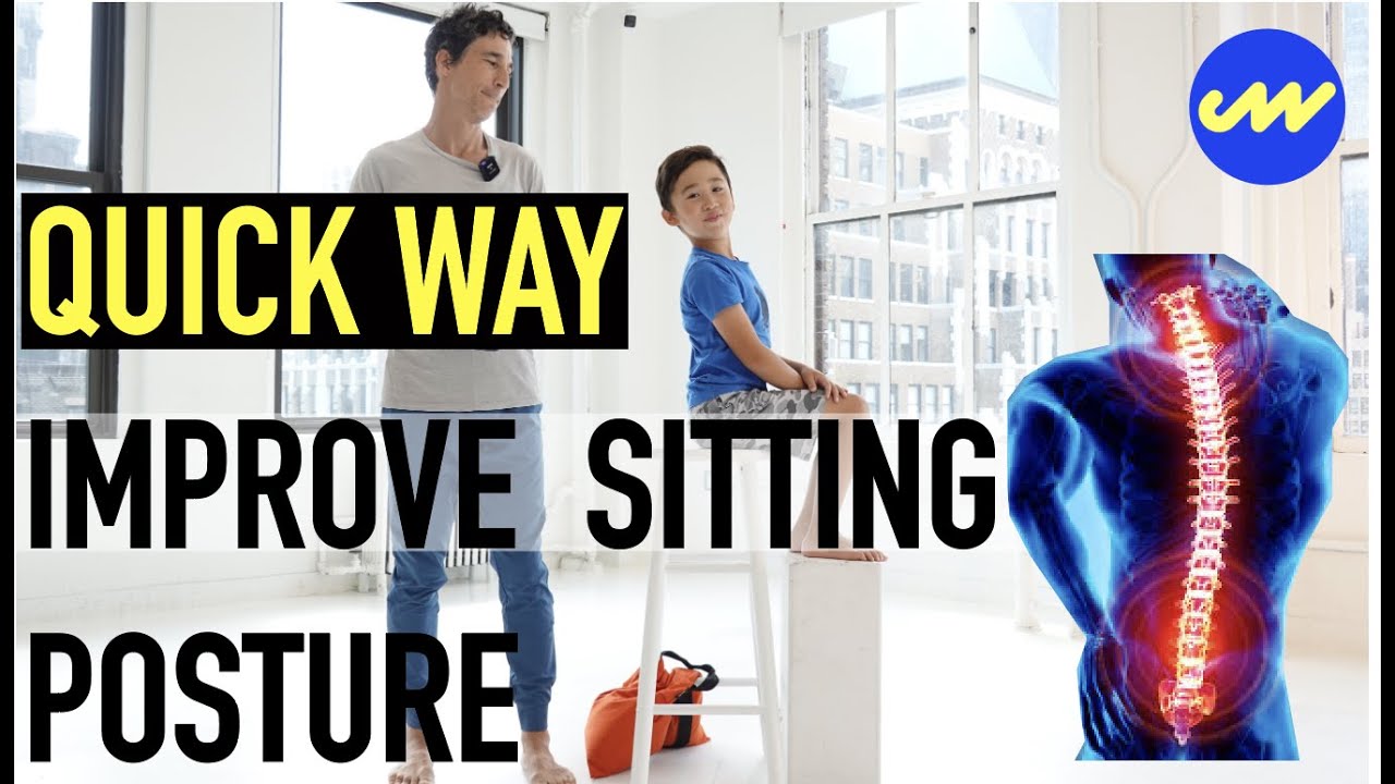 A QUICK, EASY and AFFORDABLE way to improve sitting posture with a yoga block by Jon Witt