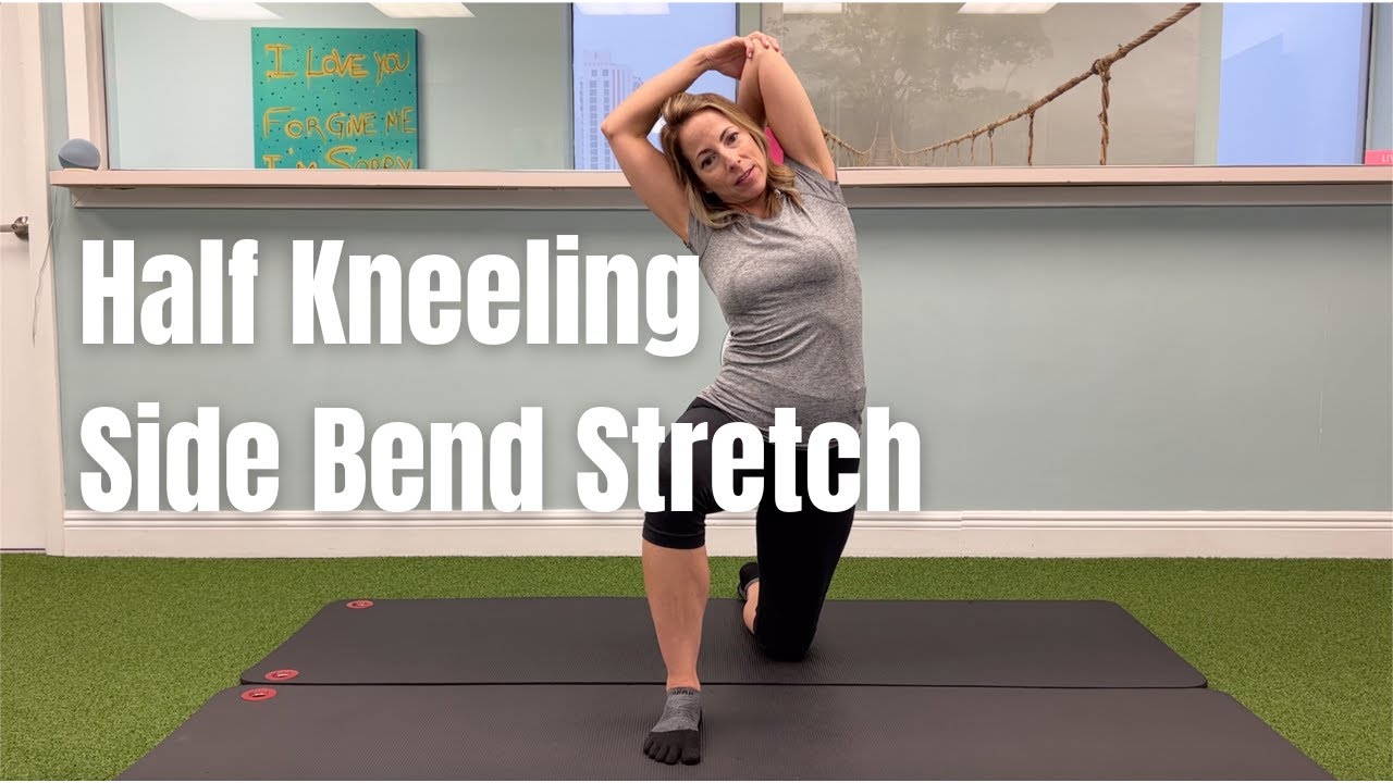 Half Kneeling Side Bend Stretch | B3 Physical Therapy