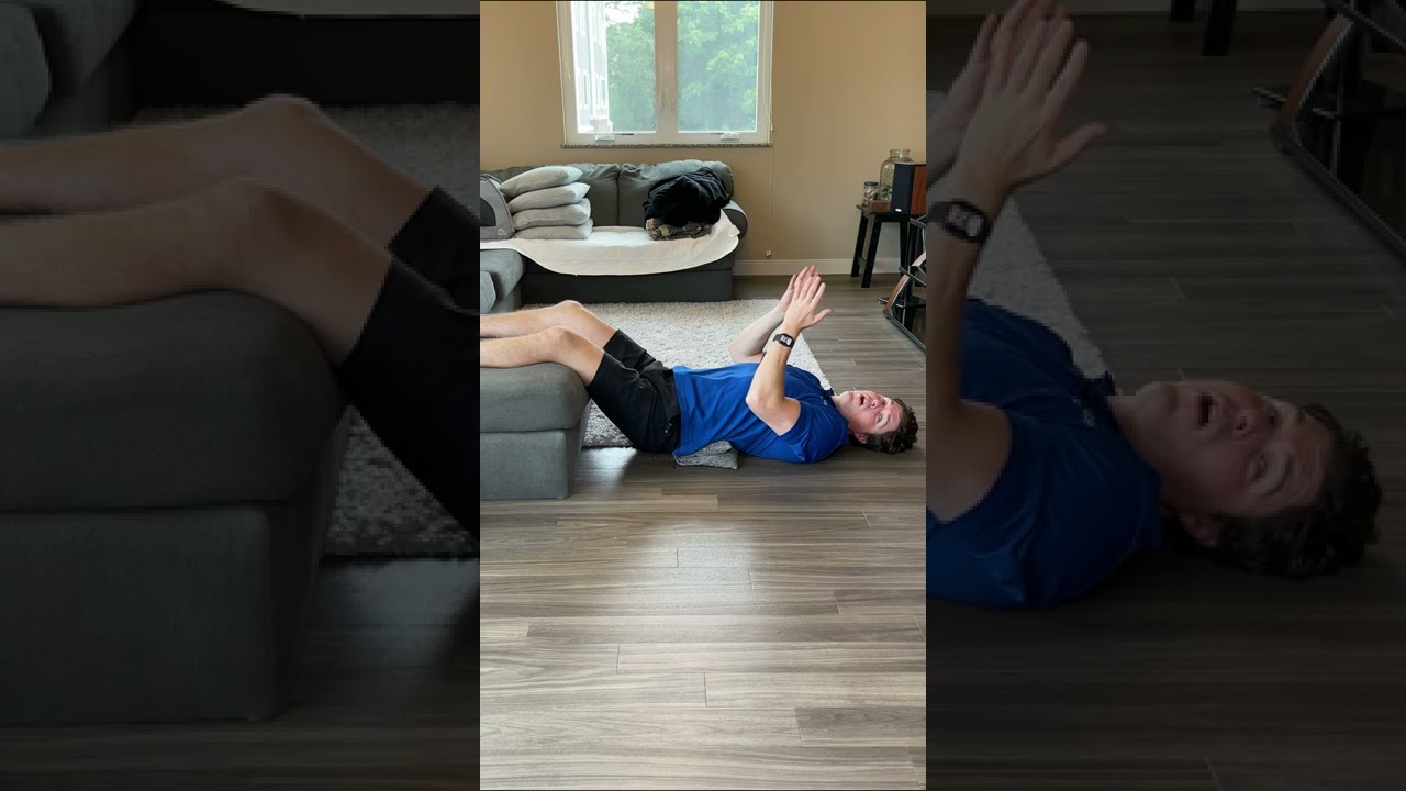 Best Position for Severe Lower Back Pain (and Sciatica) #Shorts