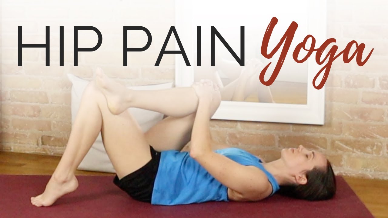 Yoga for Hip Pain – 10 minute Supine Stretch Practice for Bursitis and Pain in the Hip