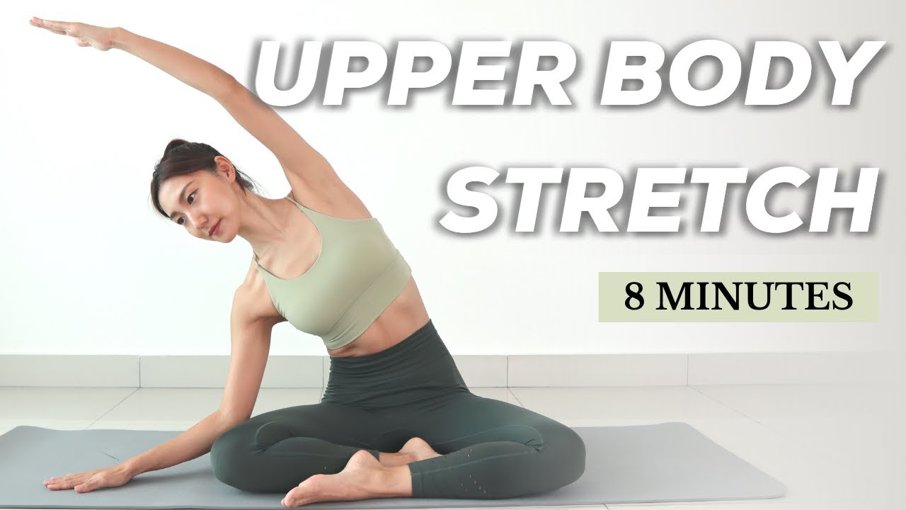 8 MIN UPPER BODY STRETCH – Daily Routine for a good posture, back & neck pain
