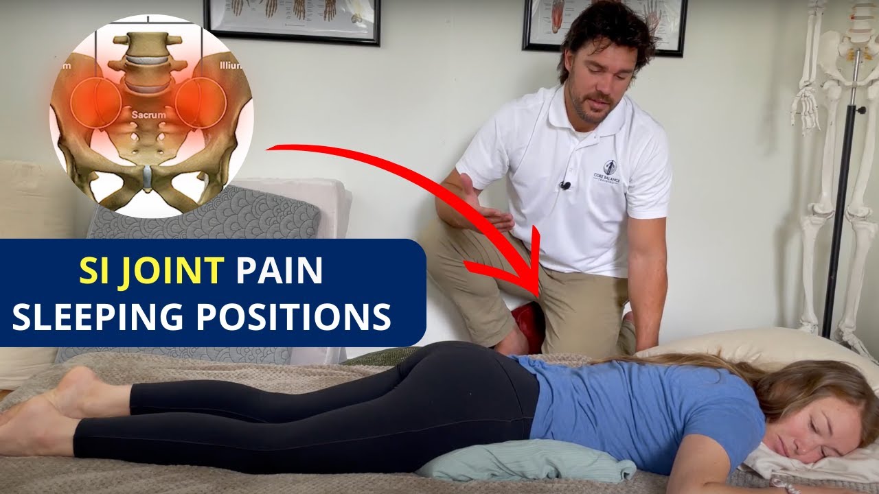🔺 BEST Sleeping Positions With SI Joint Pain